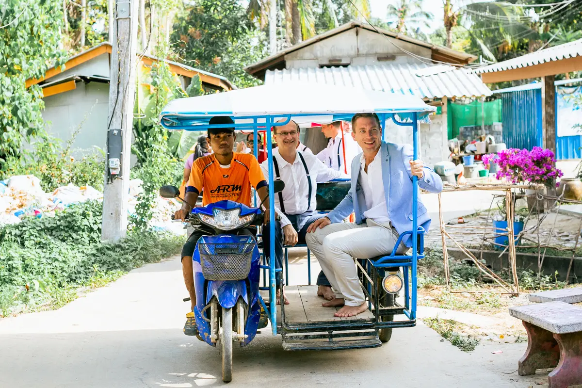 Destination wedding in Koh Mook of Andrea and Pavel