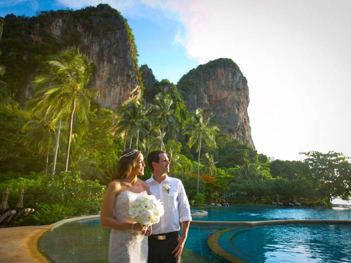 Thailand Beach wedding photography in Krabi,Rayavadee resort,Thailand
