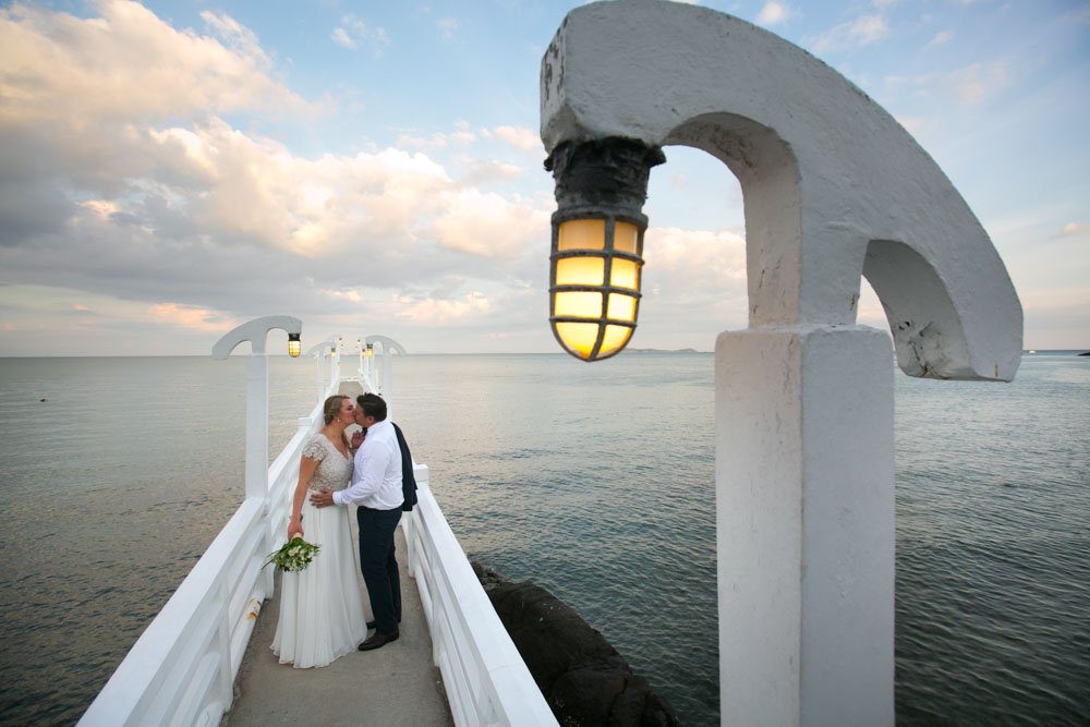 Thailand beaches in themselves already provide a beautiful scenery for wedding photography