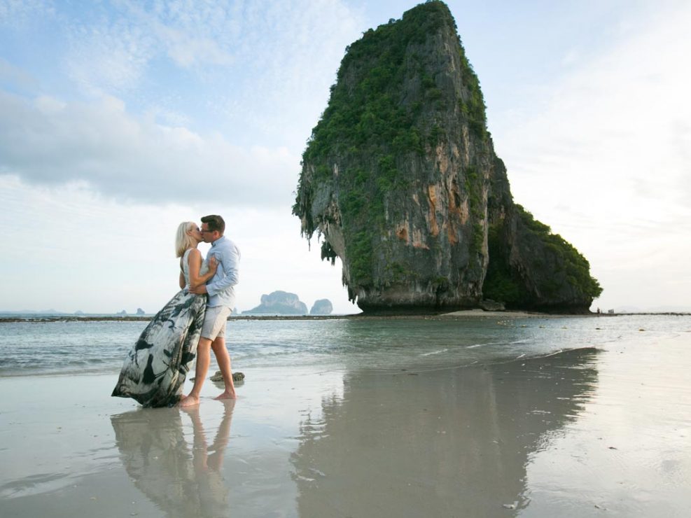 Honeymoon photos in Railay beach Krabi Thailand for Milda and Arturas.
