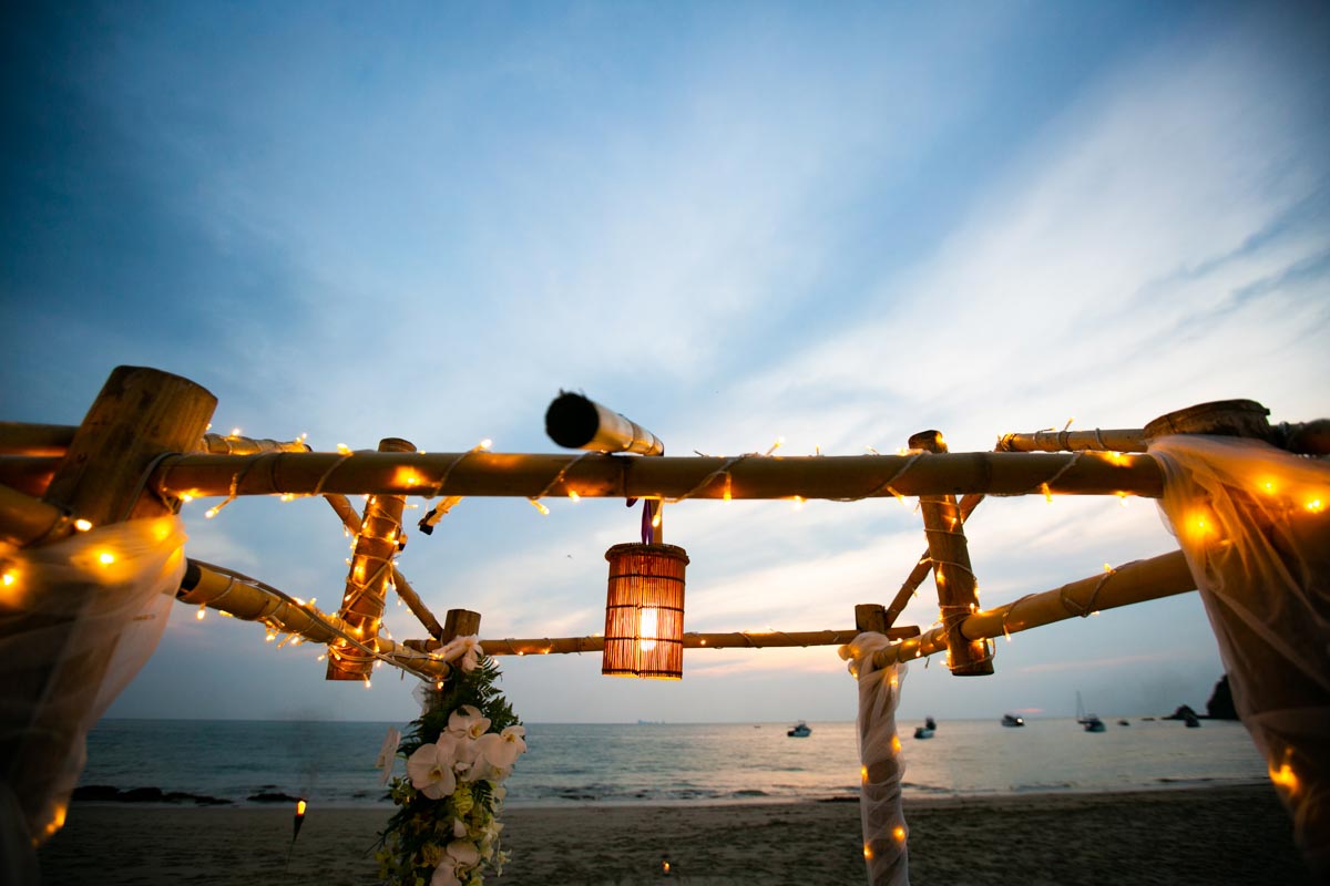 Wedding dinner in Pimalai resort , Kantiang Beach
