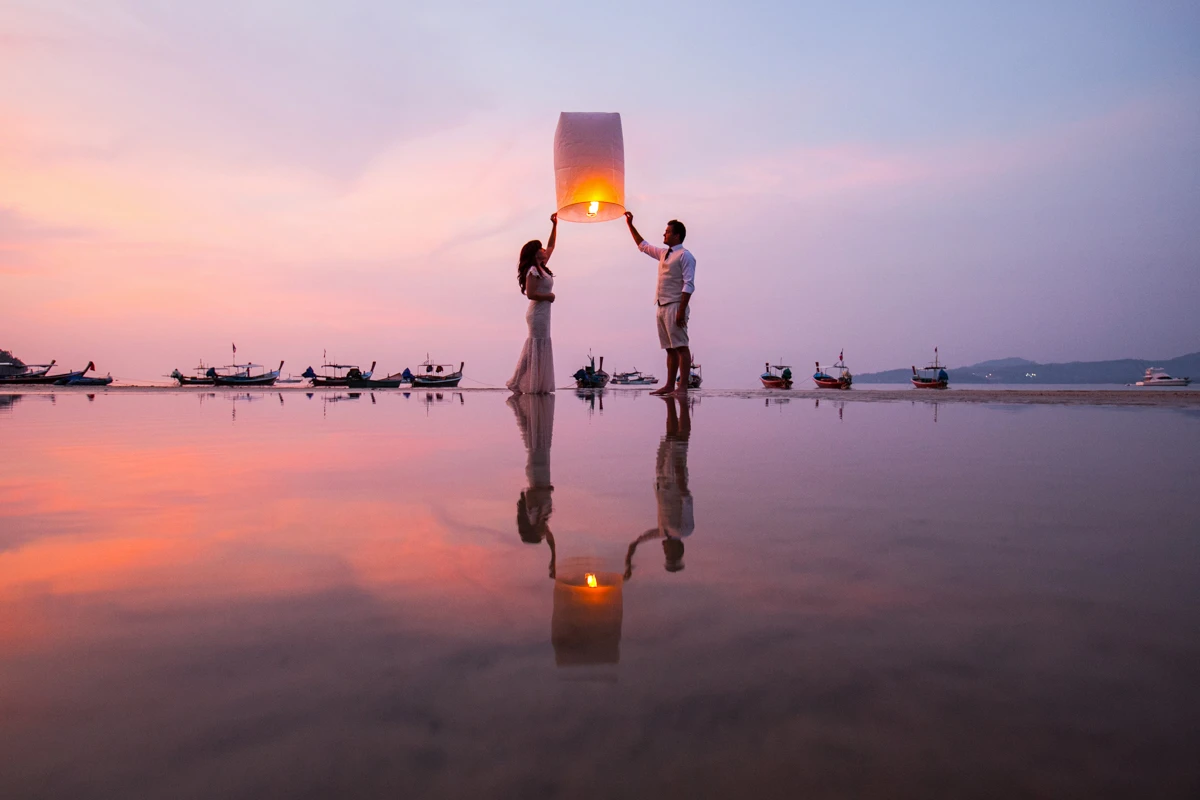 Elopement in Phuket Thailand of Alex & Jane at Bang Tao beach