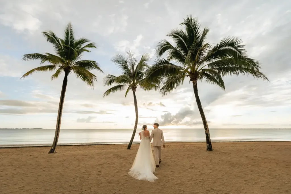 Wedding of of Chelsea & Kyle in Khao lak at Bang Sak beach