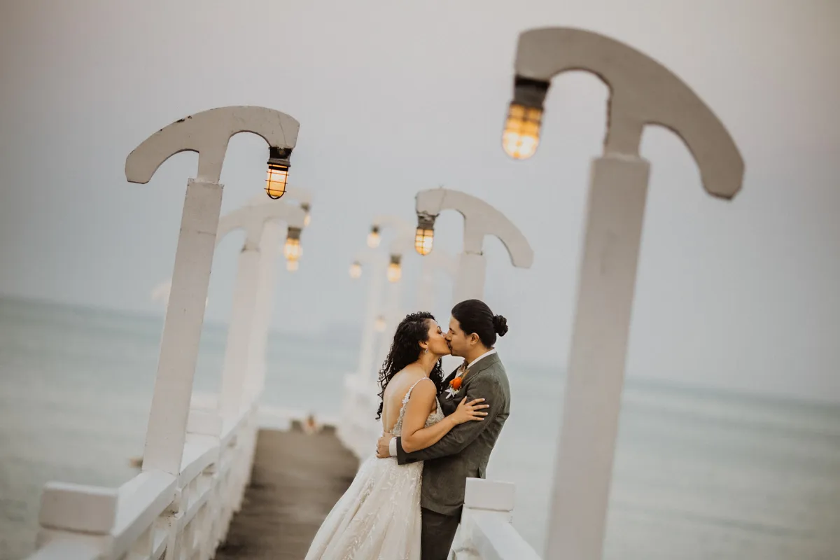 Wedding couple photography of Natalie with Darren wedding at Cape Panwa Phuket Hotel
