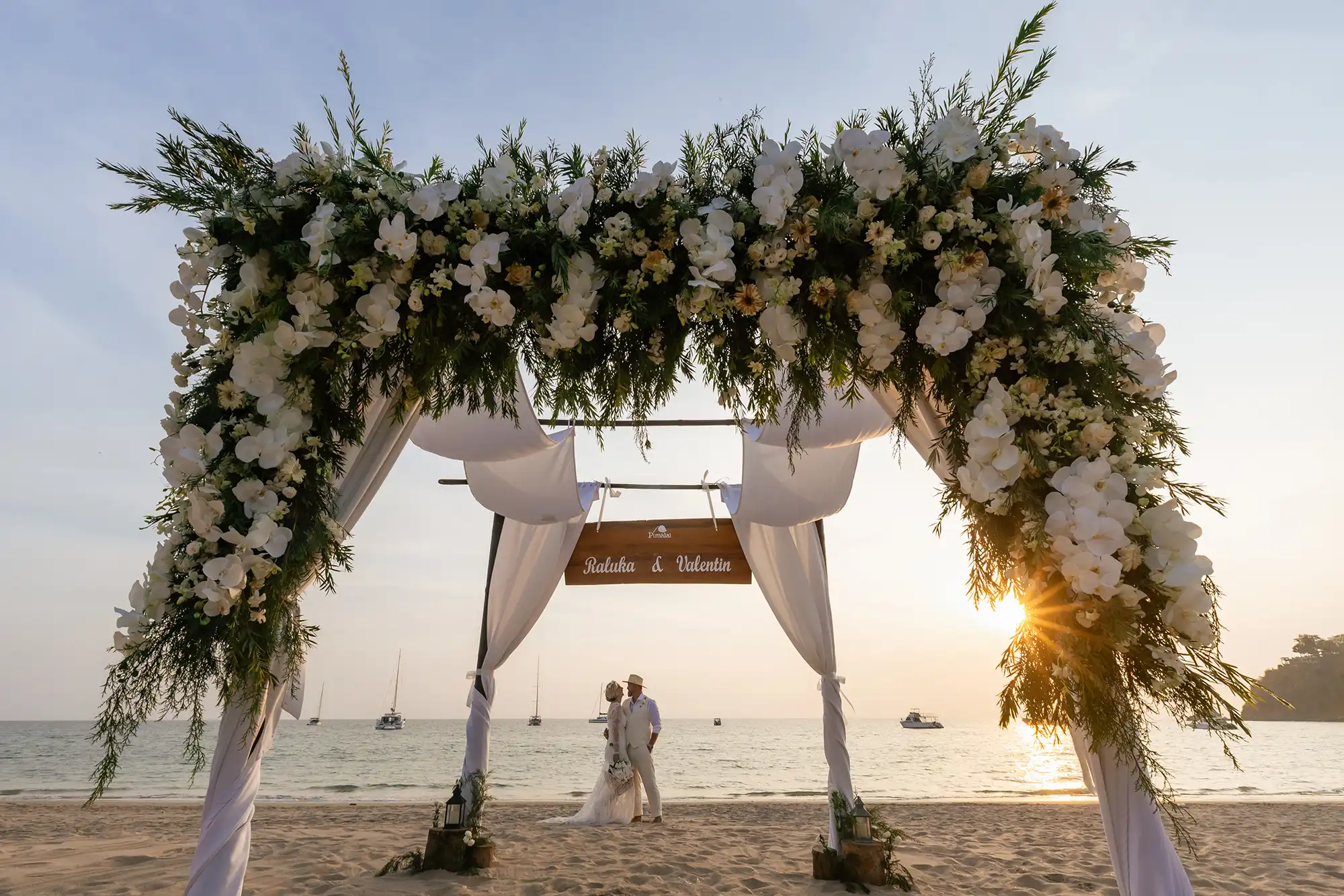 Beach Wedding at Pimalai hotel ,Koh Lanta Thaialnd