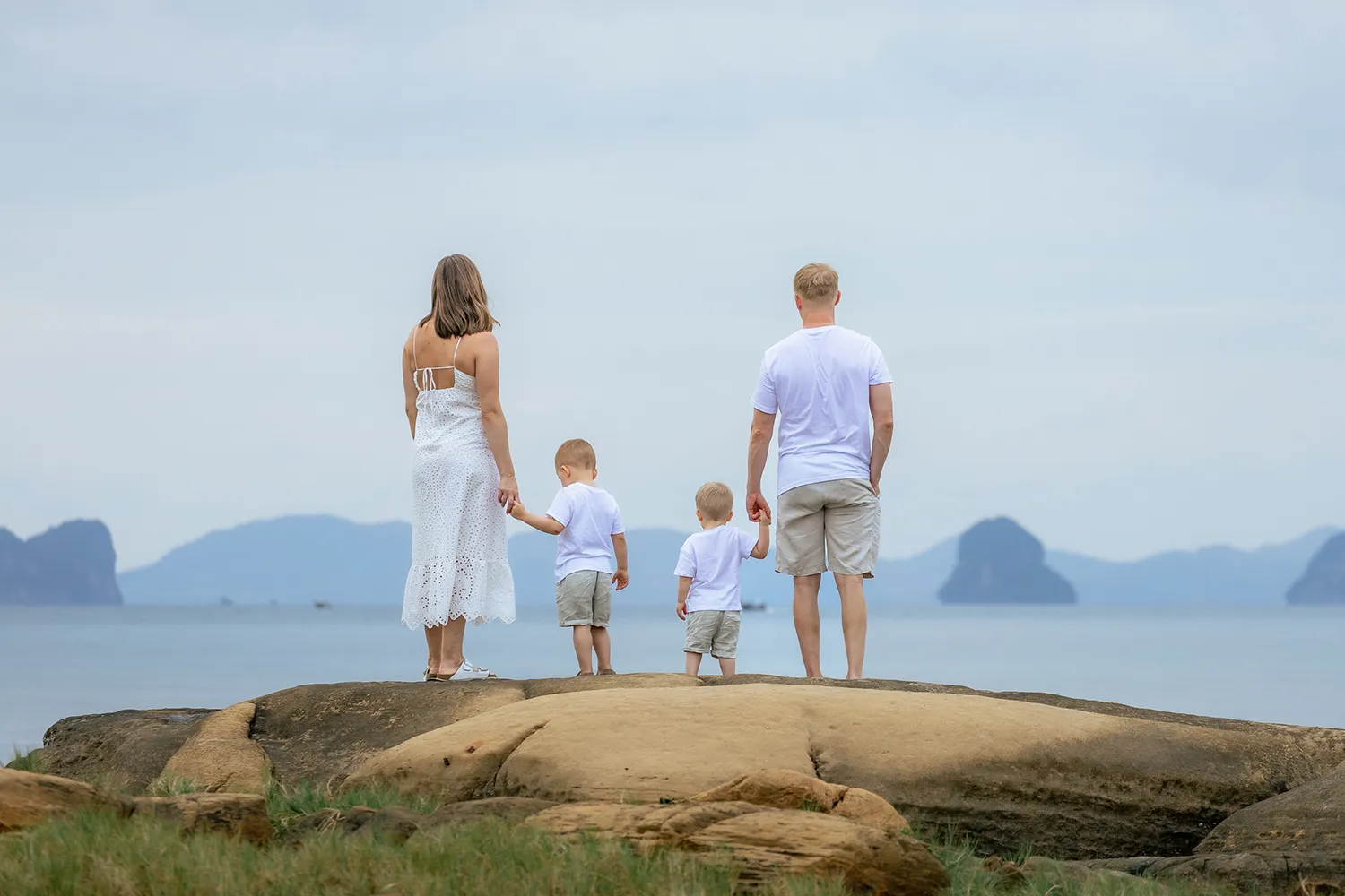 Family Photography at Koh Kwang beach Krabi Thailand of Alexi