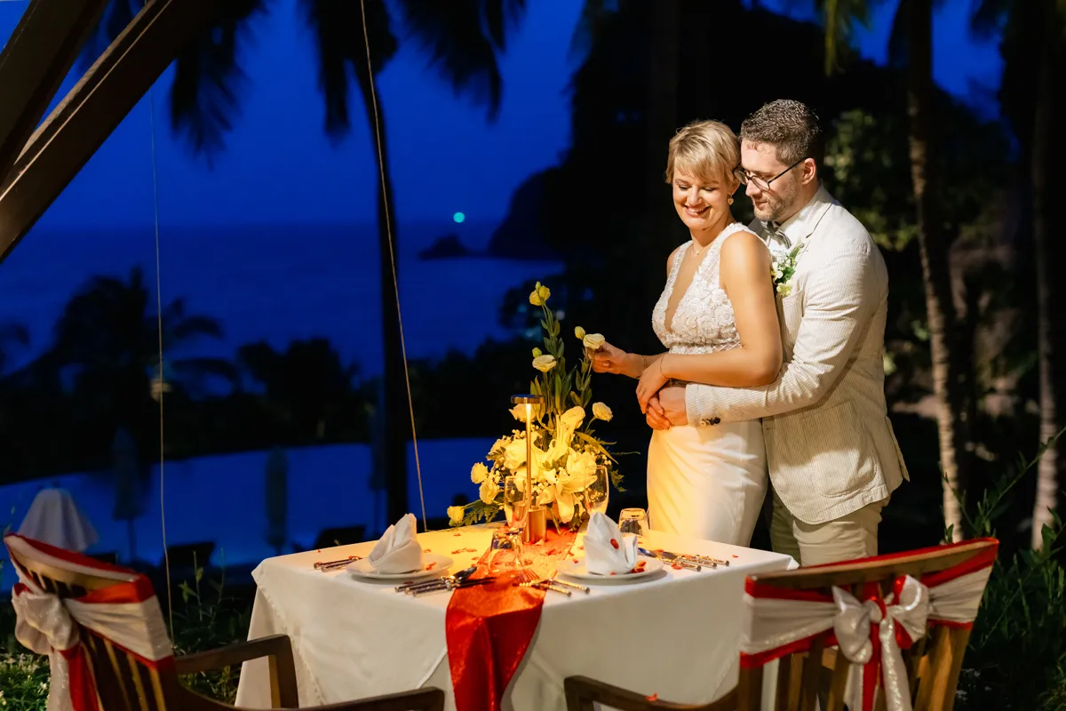 Elopement in Koh Lanta of Stefanie and Juren at Pamalai hotel Krabi Thailand