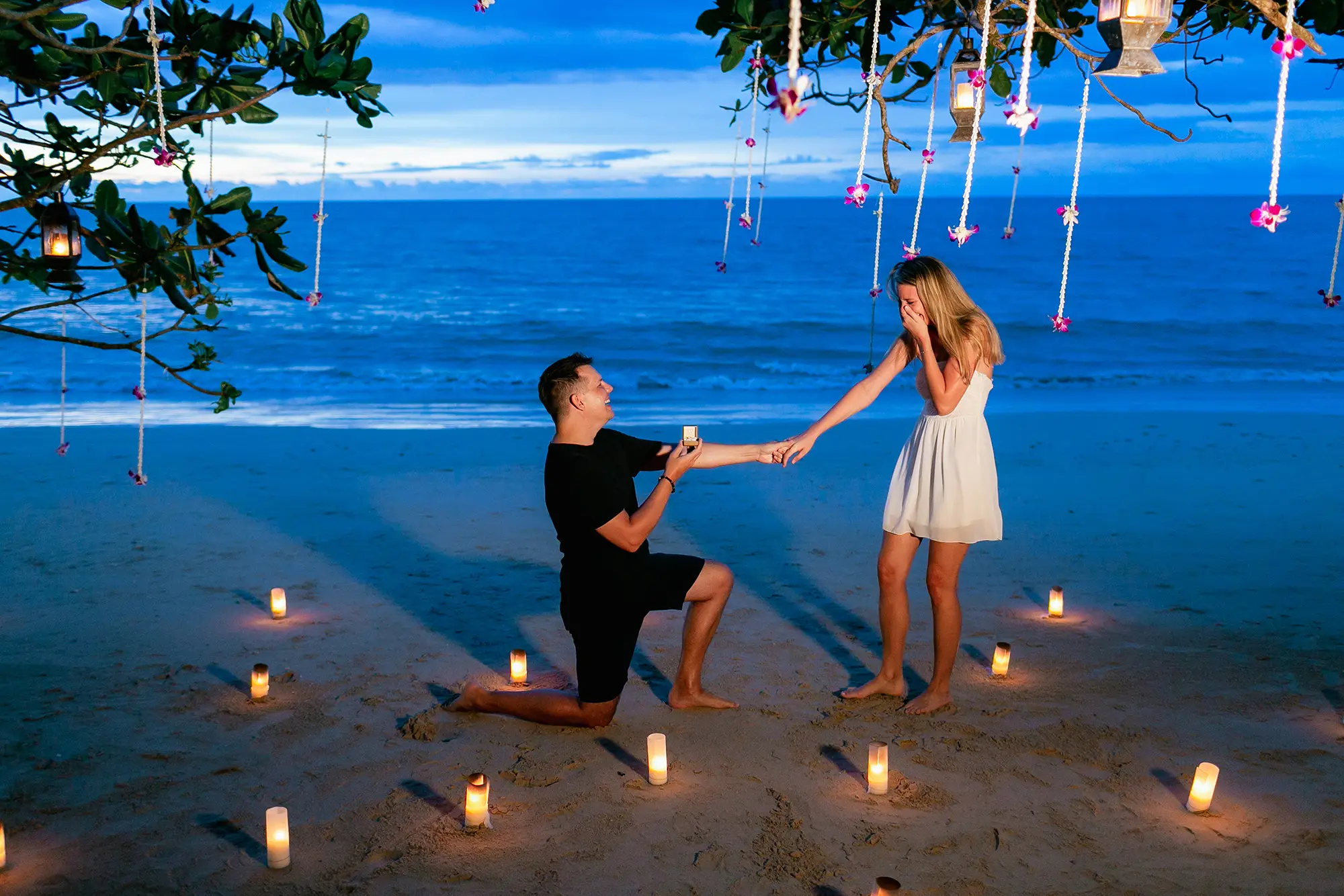 Surprise proposal in Khao Lak Thailand