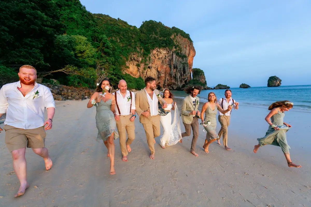 Adam and Tea's wedding in Railay Krabi