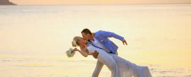 Destination wedding in Koh Mook of Andrea and Pavel